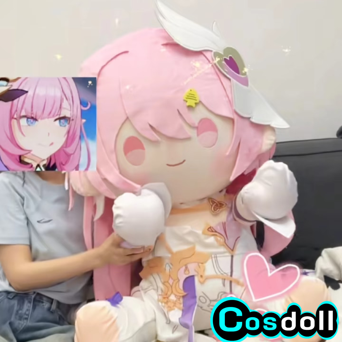 Soft Plush Doll - 80 см Honkai Impact 3 Elysia,