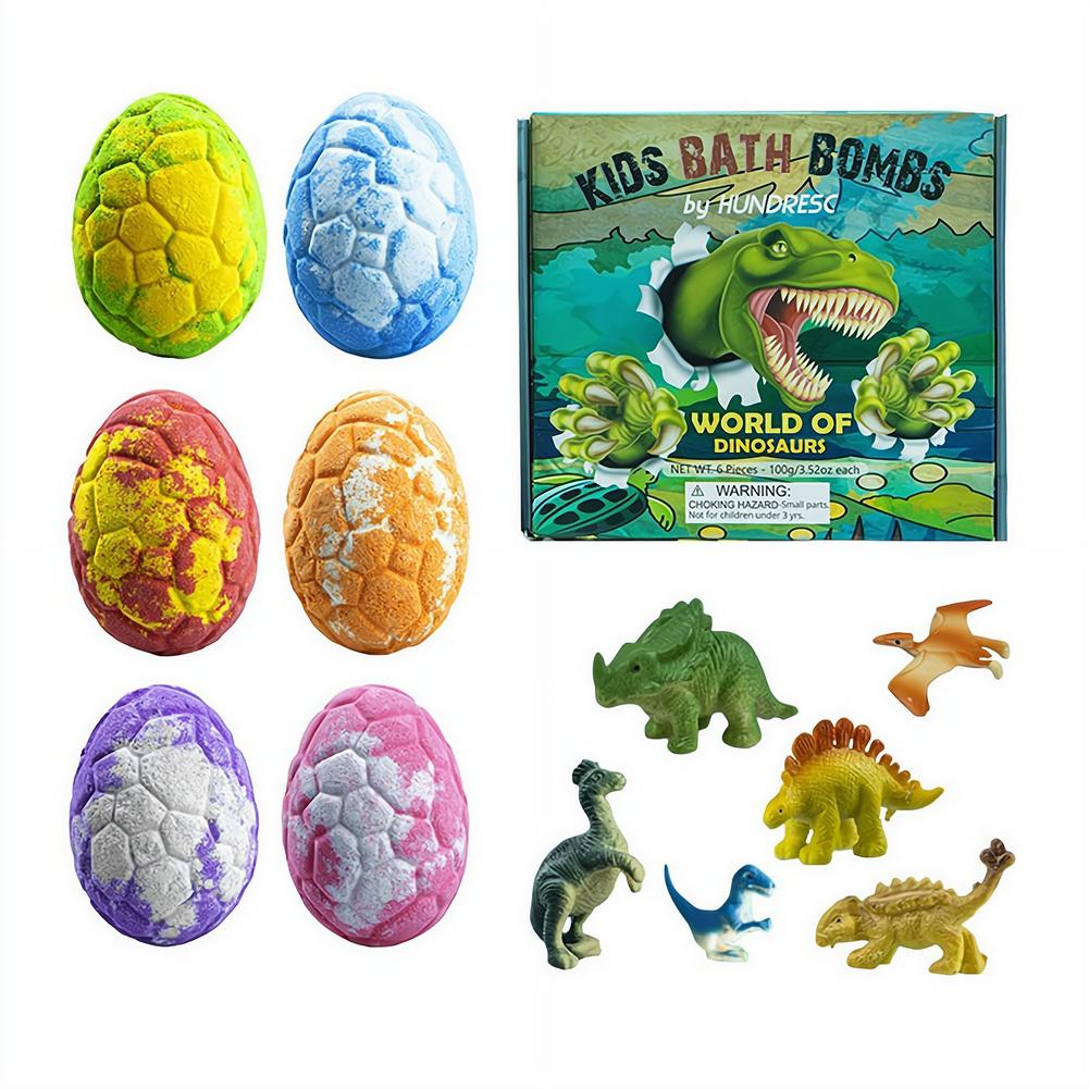 Kids Toys Dinosaur - Набор из 6 бомбочек для ванны