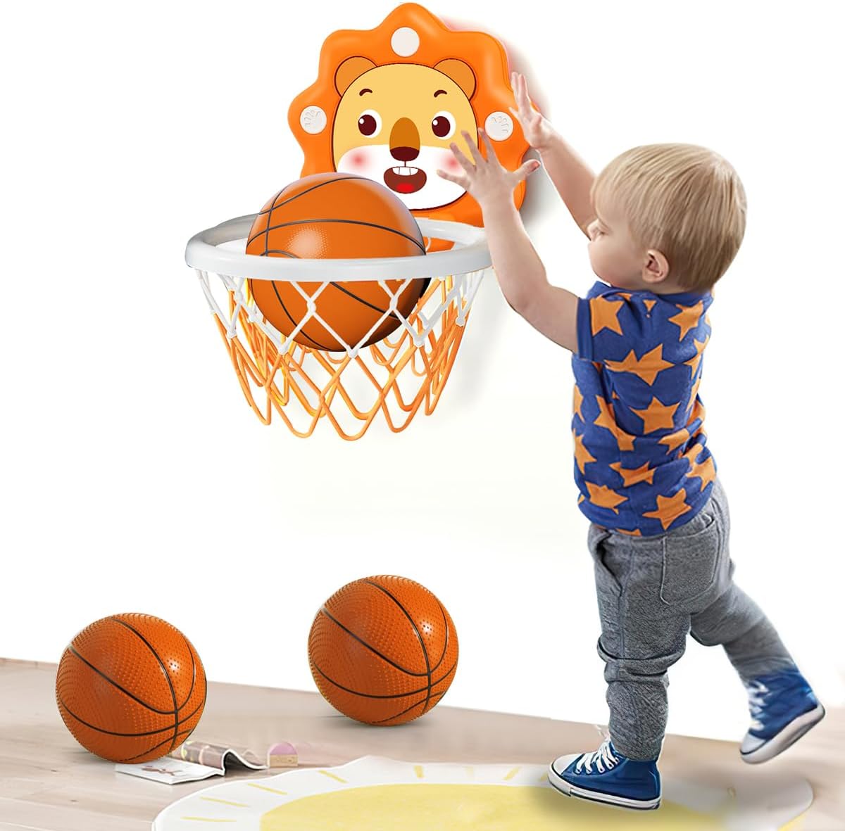 Basketball Hoop Kids Indoor - Мини-Баскетбольный обруч для детей ясельного возраста,