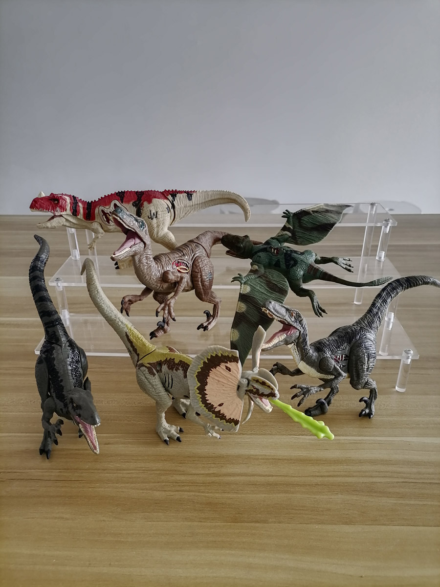 Kids Toys Dinosaur - Hasbro, Юрский Мир, тираннозавр, трицератопс, стегозавр,