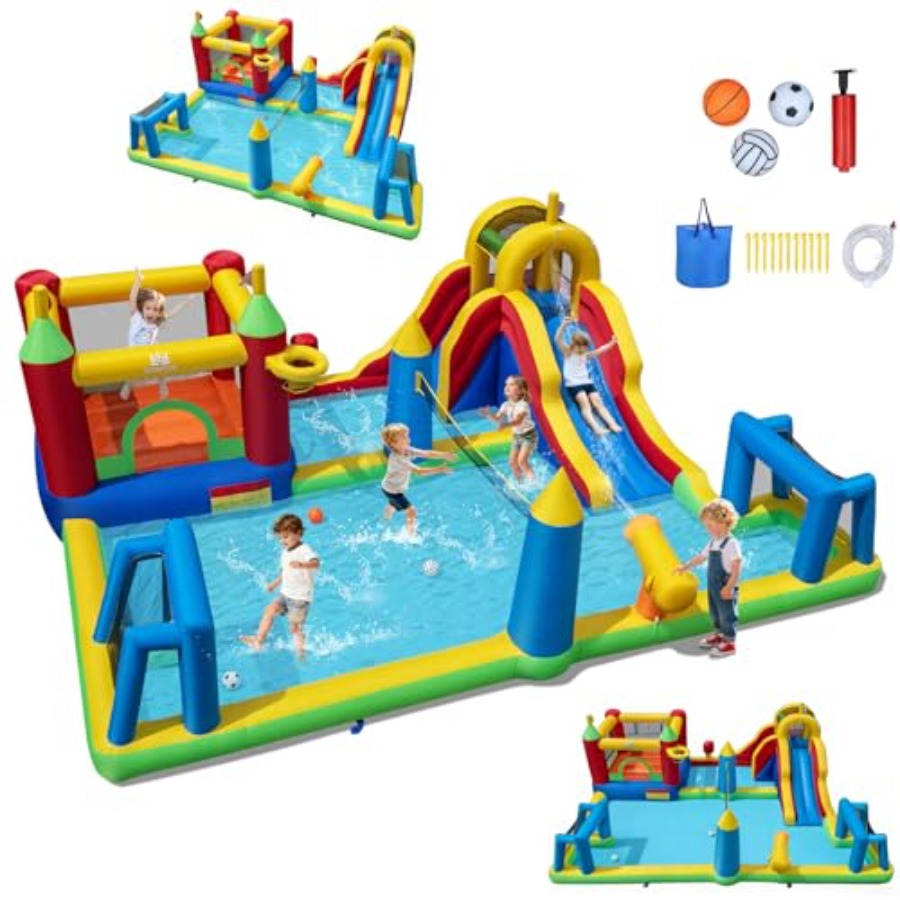 Basketball Hoop Kids Indoor - Надувной аквапарк для детей 3-12 лет: