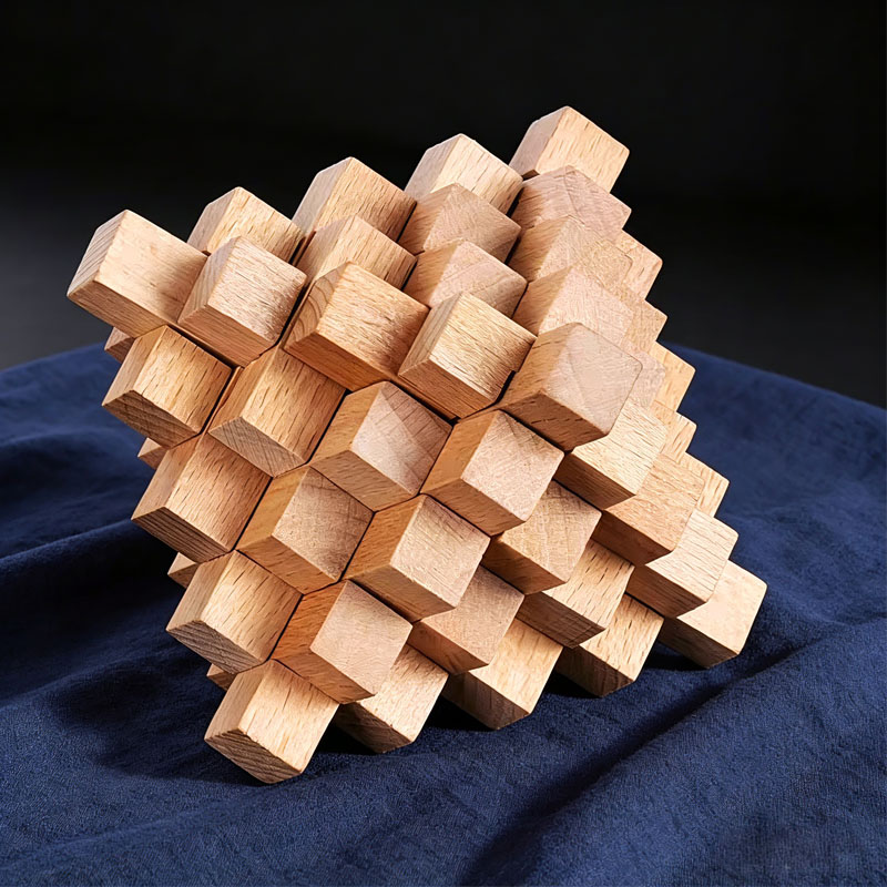 Wooden Puzzle Kids - Сложные деревянные головоломки в форме ананаса