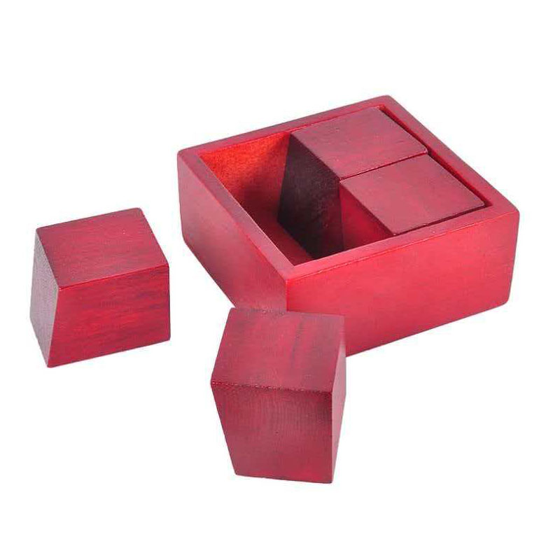 Wooden Puzzle Kids - Невероятно сложная деревянная головоломка-коробка: логический куб