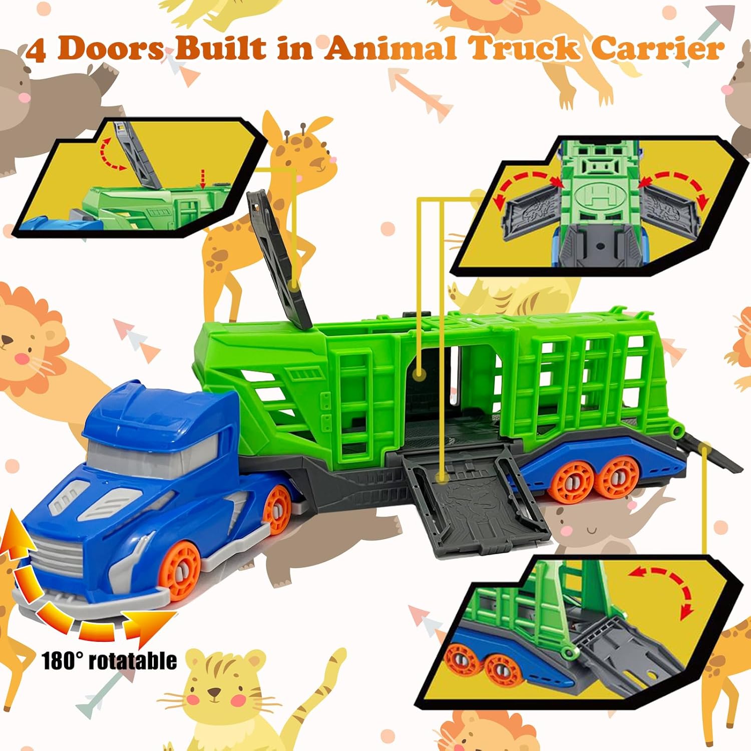 Набор игрушек: Транспортное ср – обзор и цена Kids Toys Dinosaur