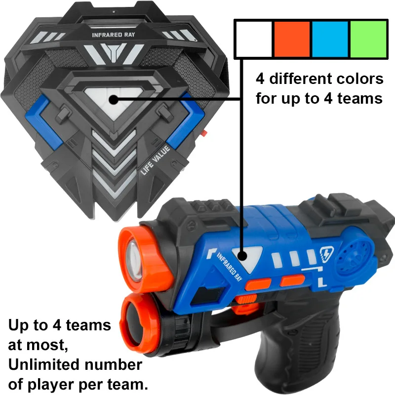Детский набор инфракрасных пис – обзор и цена Laser Tag Set Kids