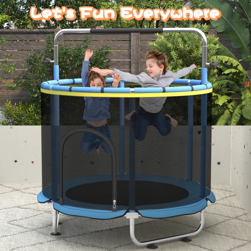 Детский батут 5FT 8-в-1 для ма – обзор и цена Basketball Hoop Kids Indoor