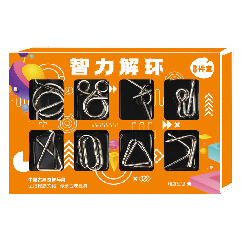 Металлическое кольцо IQ разумн – обзор и цена Wooden Puzzle Kids