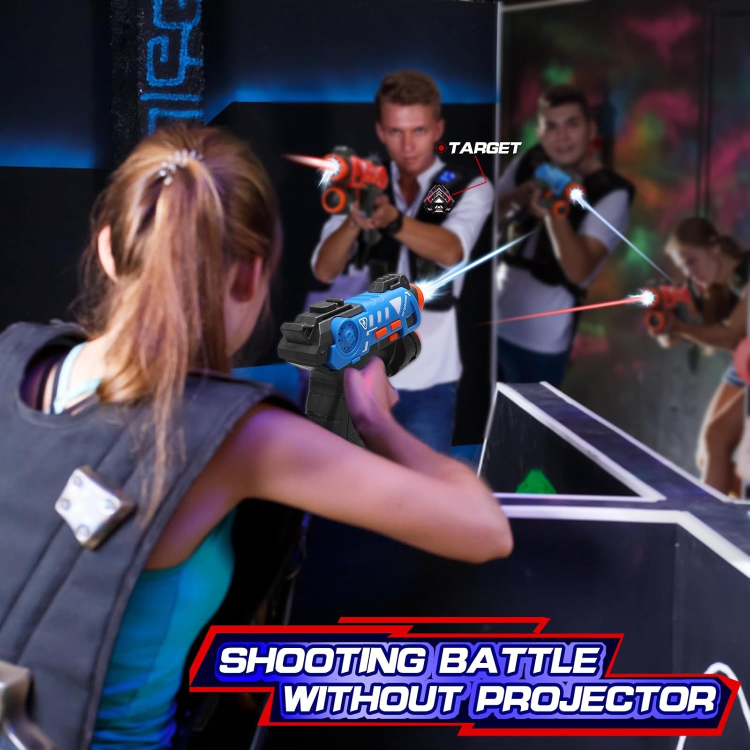VATOS Инфракрасный лазерный те – обзор и цена Laser Tag Set Kids