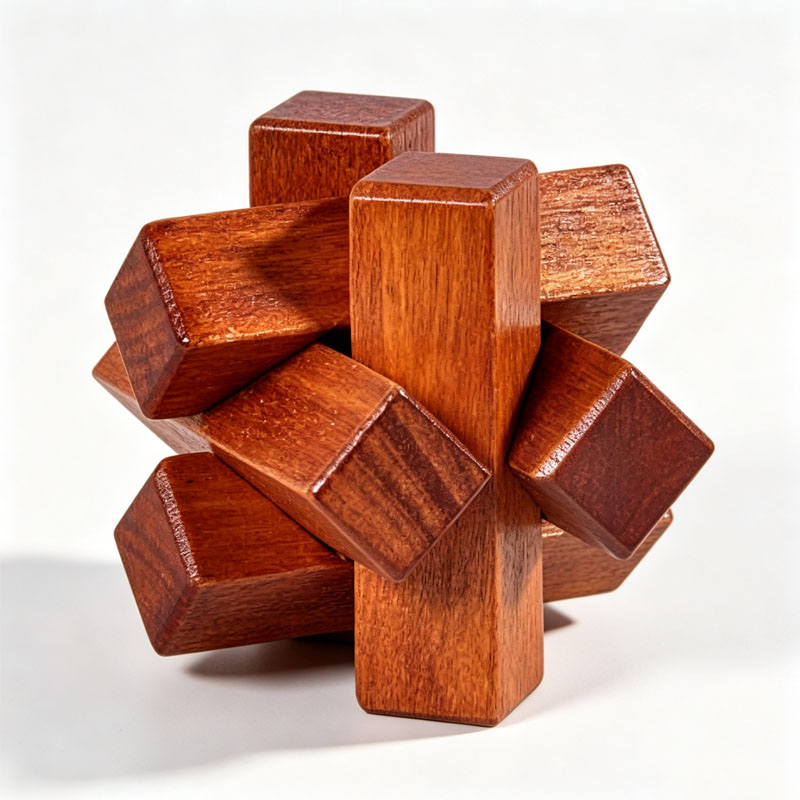 Деревянная головоломка-узелок: – обзор и цена Wooden Puzzle Kids