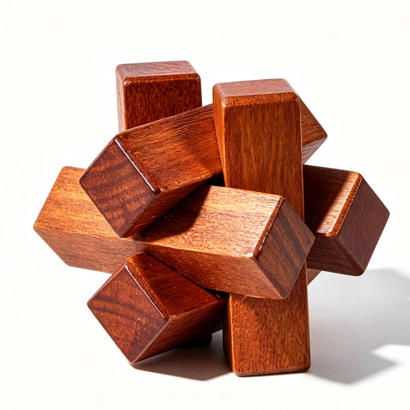 Деревянная головоломка-узелок: – обзор и цена Wooden Puzzle Kids