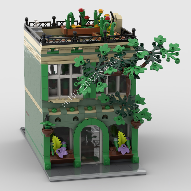 1098 шт. магазин растений MOC  – обзор и цена Kids Toys Shop