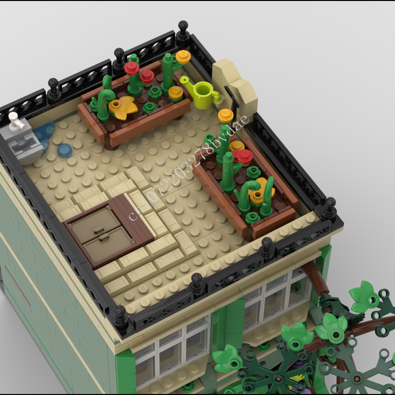 1098 шт. магазин растений MOC  – обзор и цена Kids Toys Shop