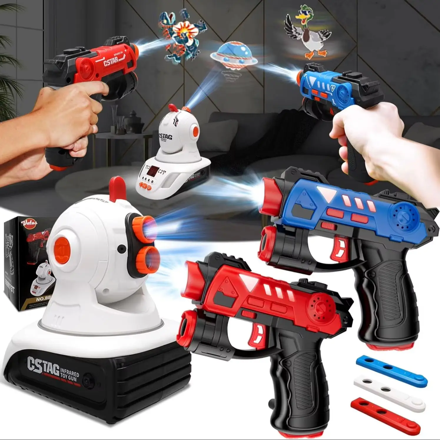 Набор лазертаг-бластеров для 2 – обзор и цена Laser Tag Set Kids