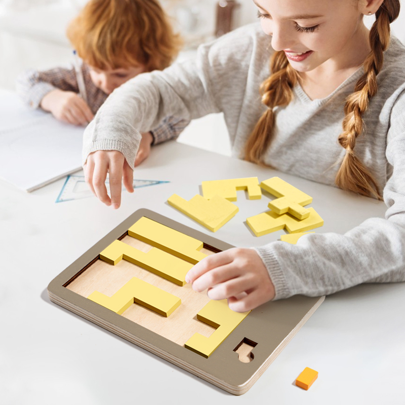 Деревянные геометрические пазл – обзор и цена Wooden Puzzle Kids